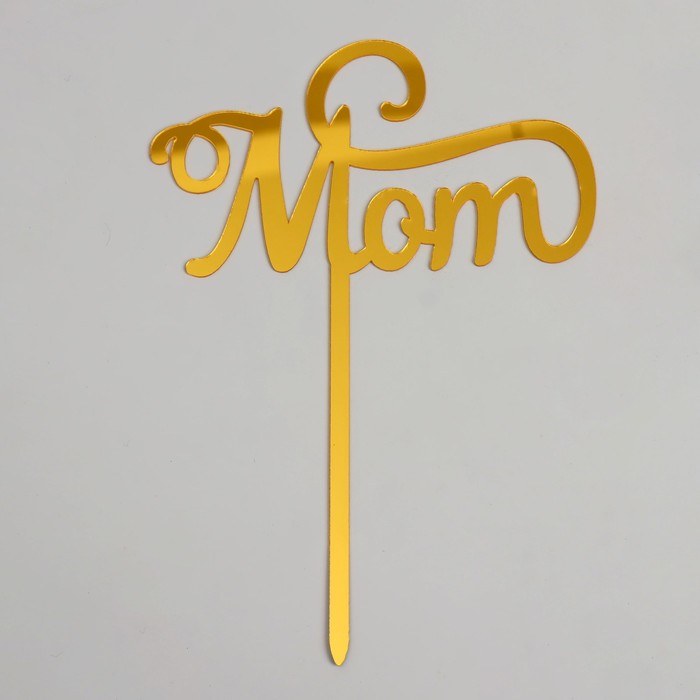 Топпер «Мама», цвет золото - Фото 1
