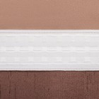 Штора портьерная Этель «Классика» цвет коричневый, на шторн.ленте 130х300 см,100% п/э - Фото 3