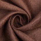 Штора портьерная Этель «Классика» цвет коричневый, на шторн.ленте 130х300 см,100% п/э - Фото 4