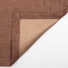 Штора портьерная Этель «Классика» цвет коричневый, на шторн.ленте 130х300 см,100% п/э - Фото 5
