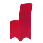 Чехол свадебный на стул, красный, размер 100х40см - Фото 2