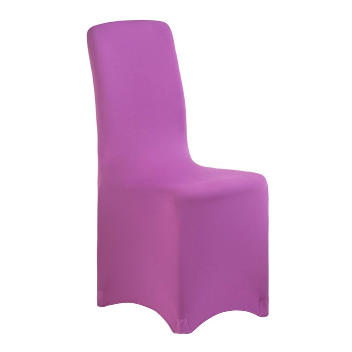 Чехол свадебный на стул, фиолетовый, размер 100х40см - Фото 1