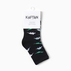 Носки детские KAFTAN «Динозавры», размер 14-16, синие 7905515