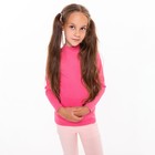 Водолазка для девочки, цвет розовый, рост 158 см - фото 9779920