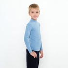 Водолазка детская, цвет голубой, рост 122 см - Фото 3