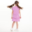 Платье для девочки, цвет сиреневый, рост 122 см - фото 41569561