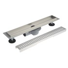 Трап линейный AFLORN AF20107-50, 500х70 мм, c флaнцeм своб. вращения 360°, нерж. сталь - Фото 5