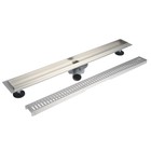 Трап линейный AFLORN AF20107-80, 800х70 мм, c флaнцeм своб. вращения 360°, нерж. сталь 7987978