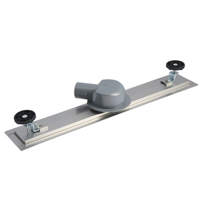 Трап линейный AFLORN AF20207-60, 600×70 мм, c флaнцeм своб. вращения 360°, нерж. сталь