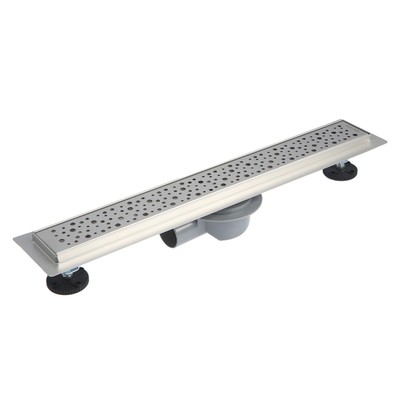 Трап линейный AFLORN AF20307-60, 600×70 мм, с фланцем своб. вращения 360°, нерж. сталь