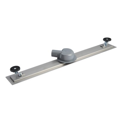 Трап линейный AFLORN AF20307-80, 800×70 мм, c флaнцeм своб. вращения 360°, нерж. сталь