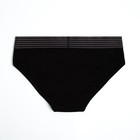 Комплект женский (топ с тонкими лямками, трусы), цвет чёрный МИКС, размер 44-46 7884068