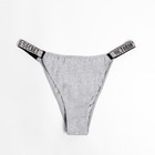 Комплект женский (топ, трусы), цвет серый МИКС, размер 44-46 7884080