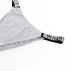 Комплект женский (топ, трусы), цвет серый МИКС, размер 44-46 7884080