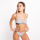 Комплект женский (топ, трусы), цвет серый МИКС, размер 44-46 7884080