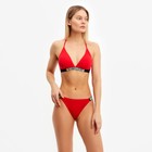 Комплект женский (топ, трусы), цвет красный МИКС, размер 44-46 - фото 804872107