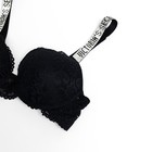 Комплект кружевной женский (топ/трусы), цвет чёрный МИКС, размер 85В 7884099