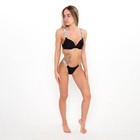 Комплект женский (топ и трусы), цвет черный, размер 80С 7887287