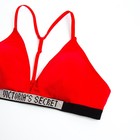 Комплект женский (топ, трусы), цвет красный МИКС, размер 46-48 - фото 804872997