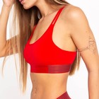 Комплект женский (топ с тонкими лямками, трусы), цвет красный МИКС, размер 46-48 7980339