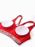 Комплект женский (топ с тонкими лямками, трусы), цвет красный МИКС, размер 46-48 7980339