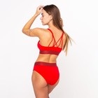 Комплект женский (топ с тонкими лямками, трусы), цвет красный МИКС, размер 46-48 7980339