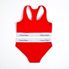 Комплект женский  (топ/трусы), цвет красный МИКС, размер 46-48 - фото 804873070