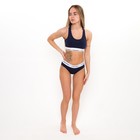 Комплект женский (топ/трусы), цвет тёмно-синий МИКС, размер 44-46 7980353