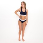 Комплект женский (топ/трусы), цвет тёмно-синий МИКС, размер 46-48 7980354