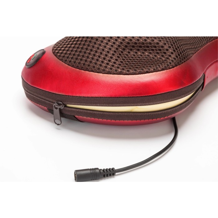 Массажная подушка Bradex KZ 0474, 24 Вт, 3 режима, 4 массаж/ролика, ИК-подогрев, 220В, красн 28750