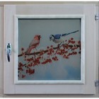 Окно «Зима», 30 × 30 см, однокамерный стеклопакет, уплотнитель - фото 298700367