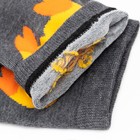 Носки женские "Утенок 3D", цвет тёмно-серый, размер 36-40 - фото 41439373