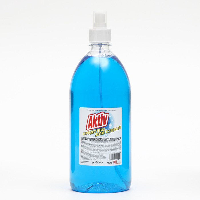 Средство для стекол AKTIV с распылителем, 1000 мл - Фото 1