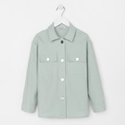 Рубашка для девочки MINAKU: Casual collection KIDS цвет мятный, рост 122 - Фото 5