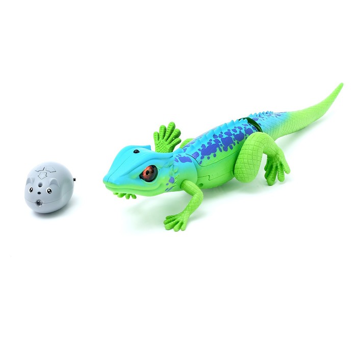 УЦЕНКА Робот радиоуправляемый «Ящерица», световые эффекты, работает от батареек - Фото 1