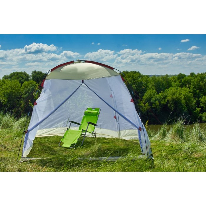 Тент шатер туристический ATEMI АТ-1G, р. 260х260х190 см - фото 1907457868