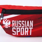 Сумка на пояс «Power sport», 32 x 8 x 15 cм, отд на молнии, красная 7786152 - фото 16538052