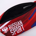 Сумка на пояс «Power sport», 32 x 8 x 15 cм, отд на молнии, красная 7786152 - фото 16538049