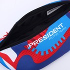 Сумка на пояс «Putin team», 32 x 8 x 15 cм, отд на молнии, голубая 7786153 - фото 16349734