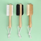 Пемза для педикюра, с щёткой, с подвесом, деревянная, цвет МИКС - фото 22969901