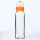 Бутылочка для кормления стеклянная, классическое горло, средний поток, 240 мл., от 0 мес., цвета МИКС - Фото 3