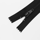 Молния неразъёмная «Спираль», №4, замок автомат, 16 см, цвет чёрный (комплект 10 шт) - фото 39301910
