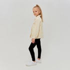 Рубашка для девочки MINAKU: Casual collection KIDS цвет бежевый, рост 152 - Фото 7