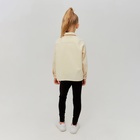 Рубашка для девочки MINAKU: Casual collection KIDS цвет бежевый, рост 152 - Фото 8