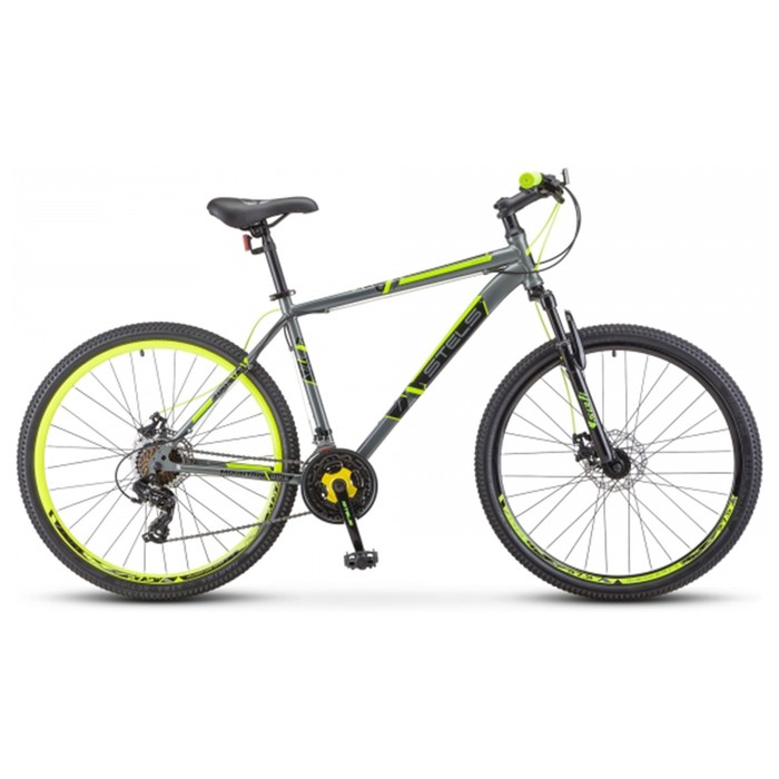 Велосипед 27.5" Stels Navigator-700 D, F020, цвет серый/жёлтый, р. 19"