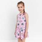 Платье для девочки, цвет розовый/зверята, рост 110 см 7861661 - фото 13049489 Платье для девочки, цвет розовый/зверята, рост 110 см 7861661 - фото 13049489