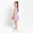 Платье для девочки, цвет розовый/зверята, рост 110 см 7861661 - фото 13049490 Платье для девочки, цвет розовый/зверята, рост 110 см 7861661 - фото 13049490