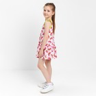 Сарафан для девочки, цвет розовый/арбузы, рост 122 см - фото 31838087