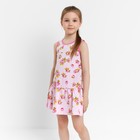 Сарафан для девочки, цвет розовый/розочки, рост 98 см 7861677