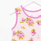 Сарафан для девочки, цвет розовый/розочки, рост 98 см 7861677